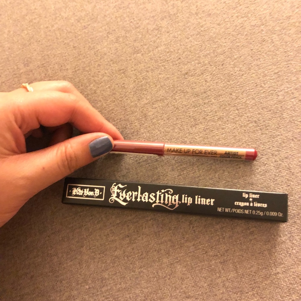 Lot of (2) Lipliners - MUFE and Kat Von D Lolita